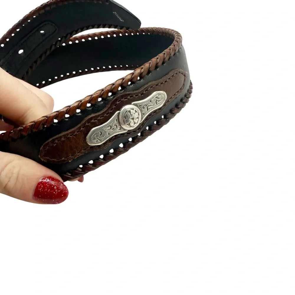 Nocona Women’s Leather‎ Braided Western Cowgirl Belt size 38